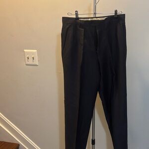 Salvatore Ferragamo Men's Elegant Black Dress Pants size 34